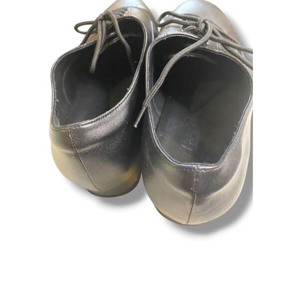 Size 11.5 Very Fine C Series Mens Black Leather Dance Shoes Salsa Tango Waltz